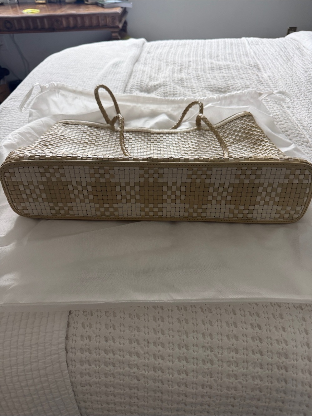 Bembien Tote Bag In Tan And Cream View 4